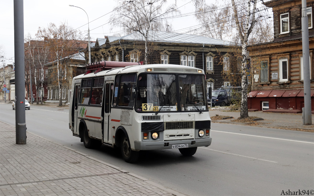 Томская область, ПАЗ-32054 № Е 834 ОО 70