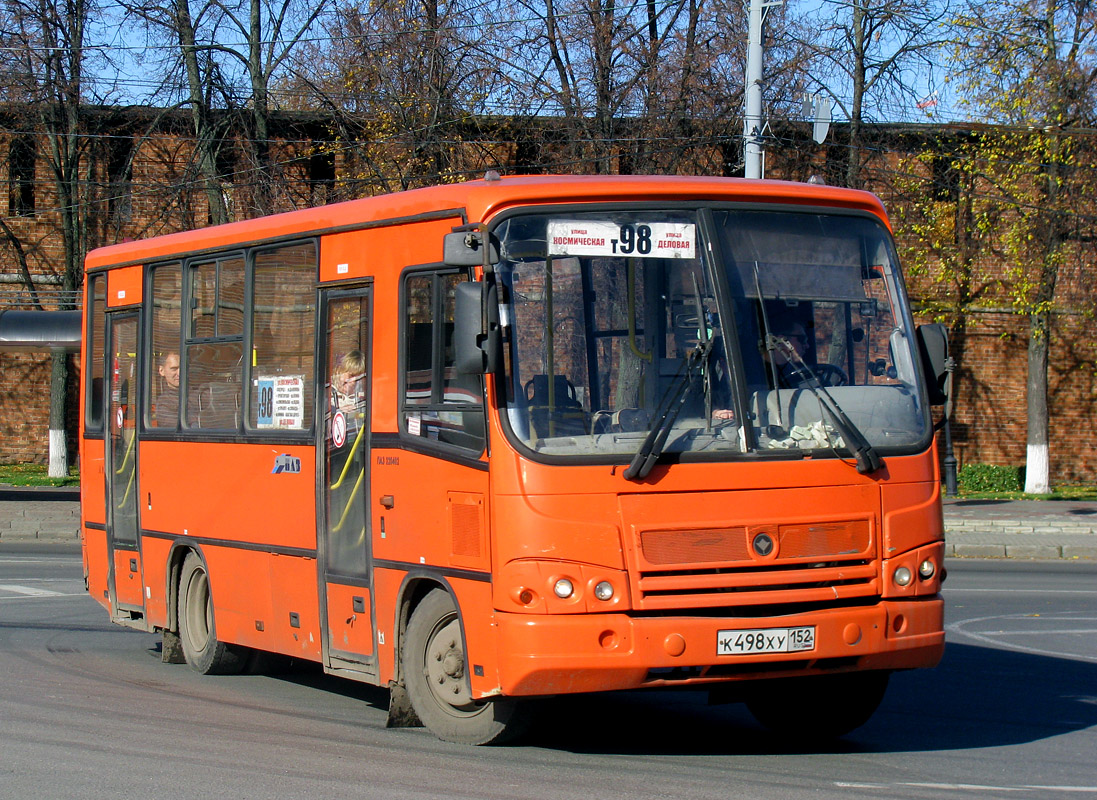 Нижегородская область, ПАЗ-320402-05 № К 498 ХУ 152