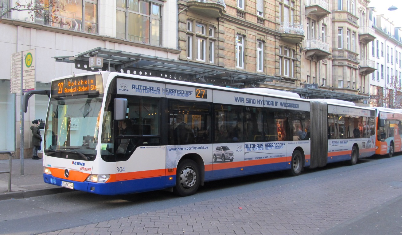 Гессен, Mercedes-Benz O530G Citaro facelift G № 304