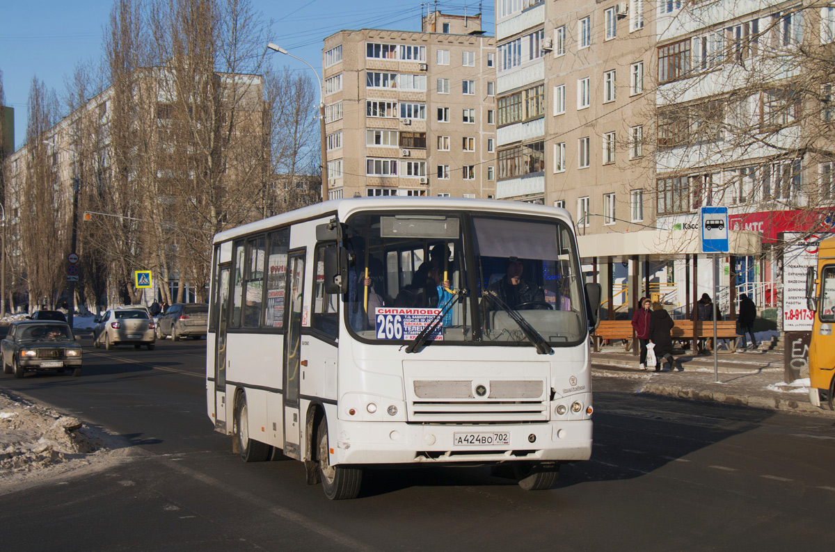 Башкортостан, ПАЗ-320402-05 № А 424 ВО 702