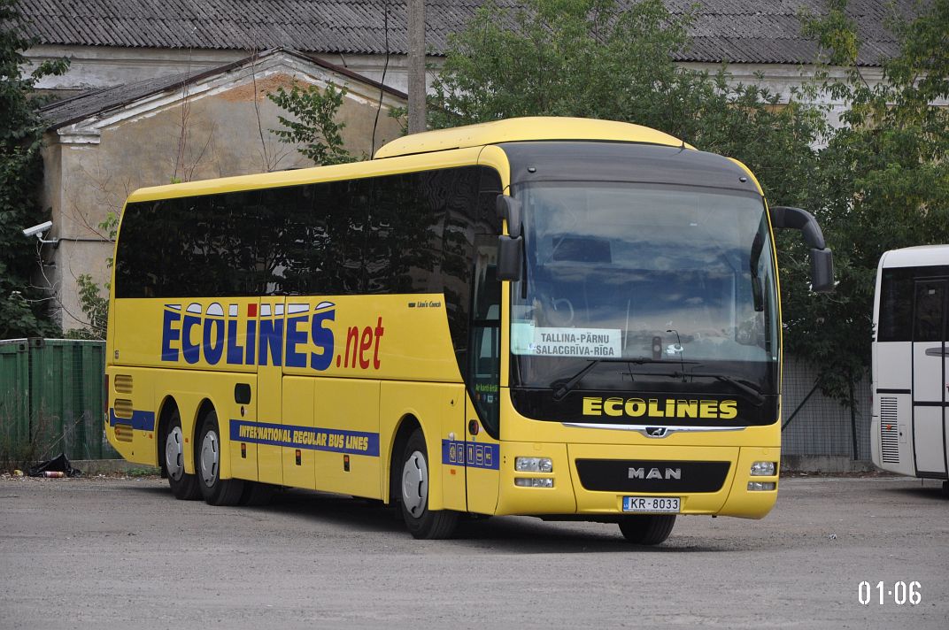 Латвия, MAN R08 Lion's Coach L RHC464 L № 155