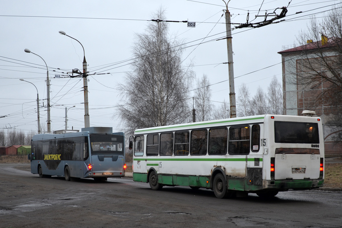 Ярославская область, 5298.02 "Сириус" № К 190 МВ 35; Ярославская область, ЛиАЗ-5256.26 № 15