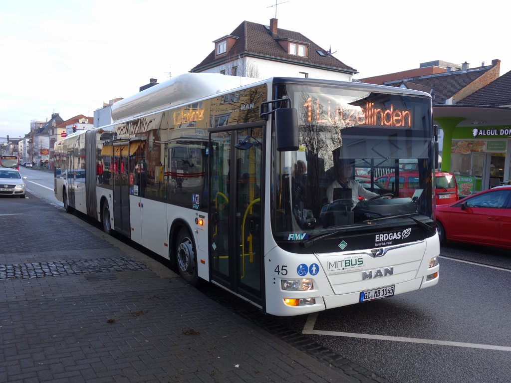 Гессен, MAN A23 Lion's City G NG313 CNG № 45