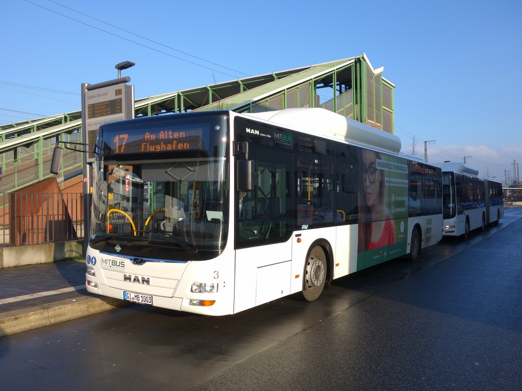 Гессен, MAN A21 Lion's City NL313 CNG № 3