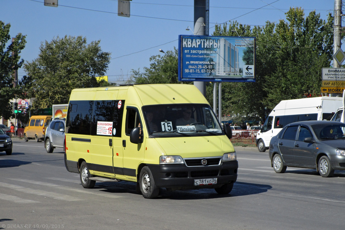 Волгоградская область, FIAT Ducato 244 CSMMC-RLL, -RTL № С 781 ХО 34