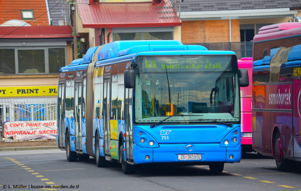 Хорватия, Irisbus Citelis 18M CNG № 751