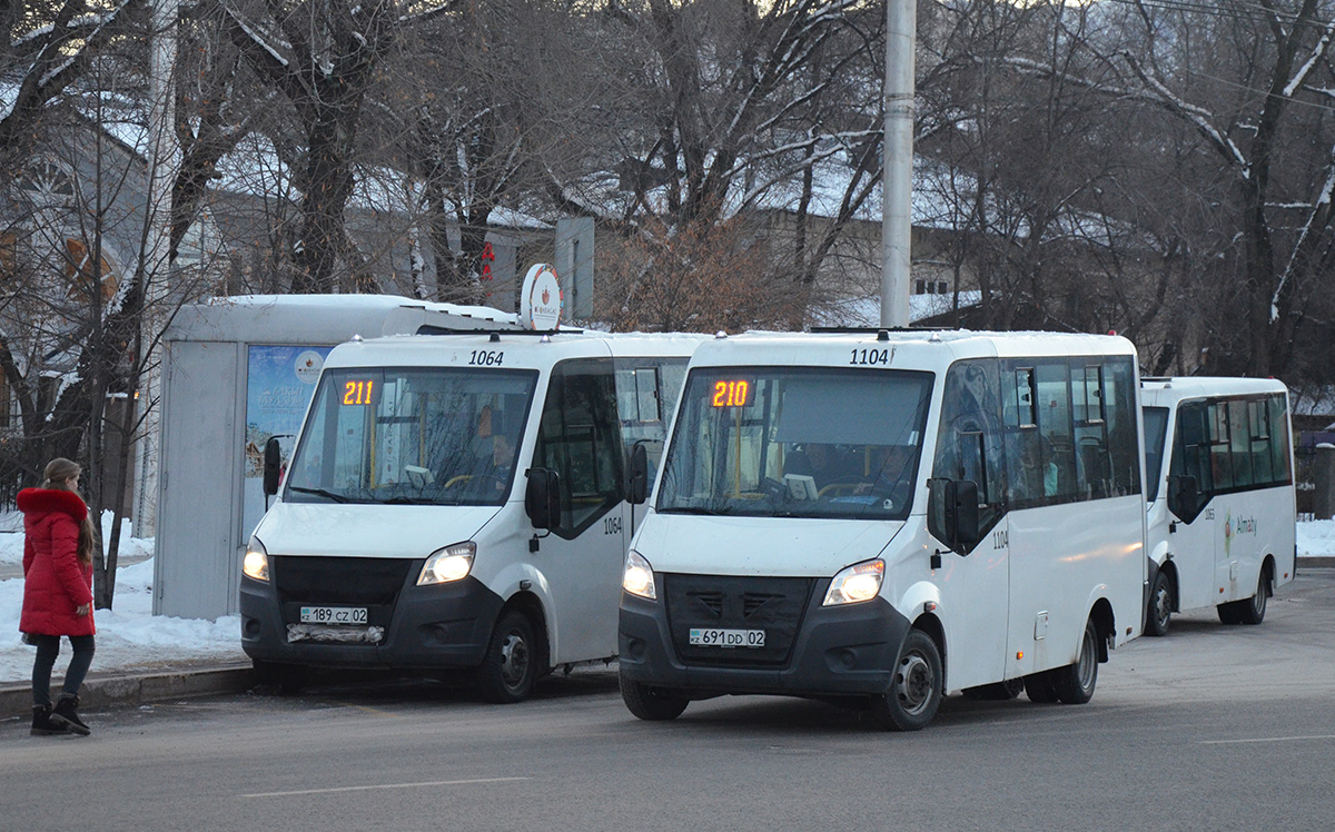 Ałmaty, GAZ-A64R42 Next (SemAZ) Nr 1104; Ałmaty — Final bus stops