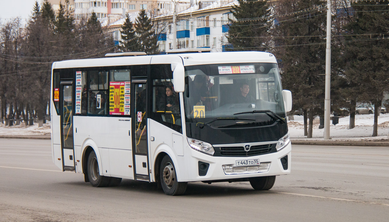 Baszkortostan, PAZ-320405-04 "Vector Next" Nr Т 443 ТО 55