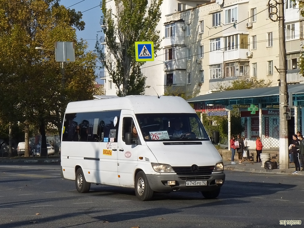 Севастополь, Mercedes-Benz Sprinter W903 313CDI № А 745 РЕ 92