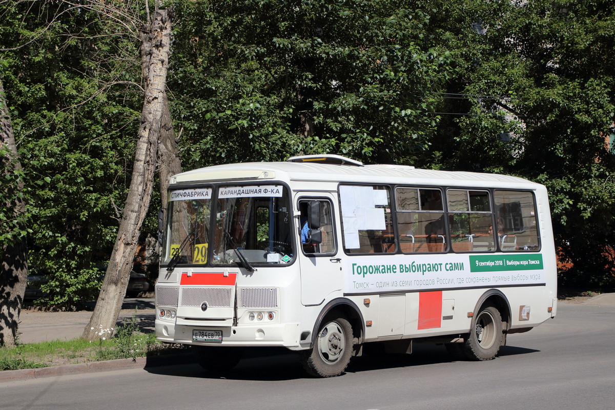 Томская область, ПАЗ-32054 № Е 784 ЕВ 70