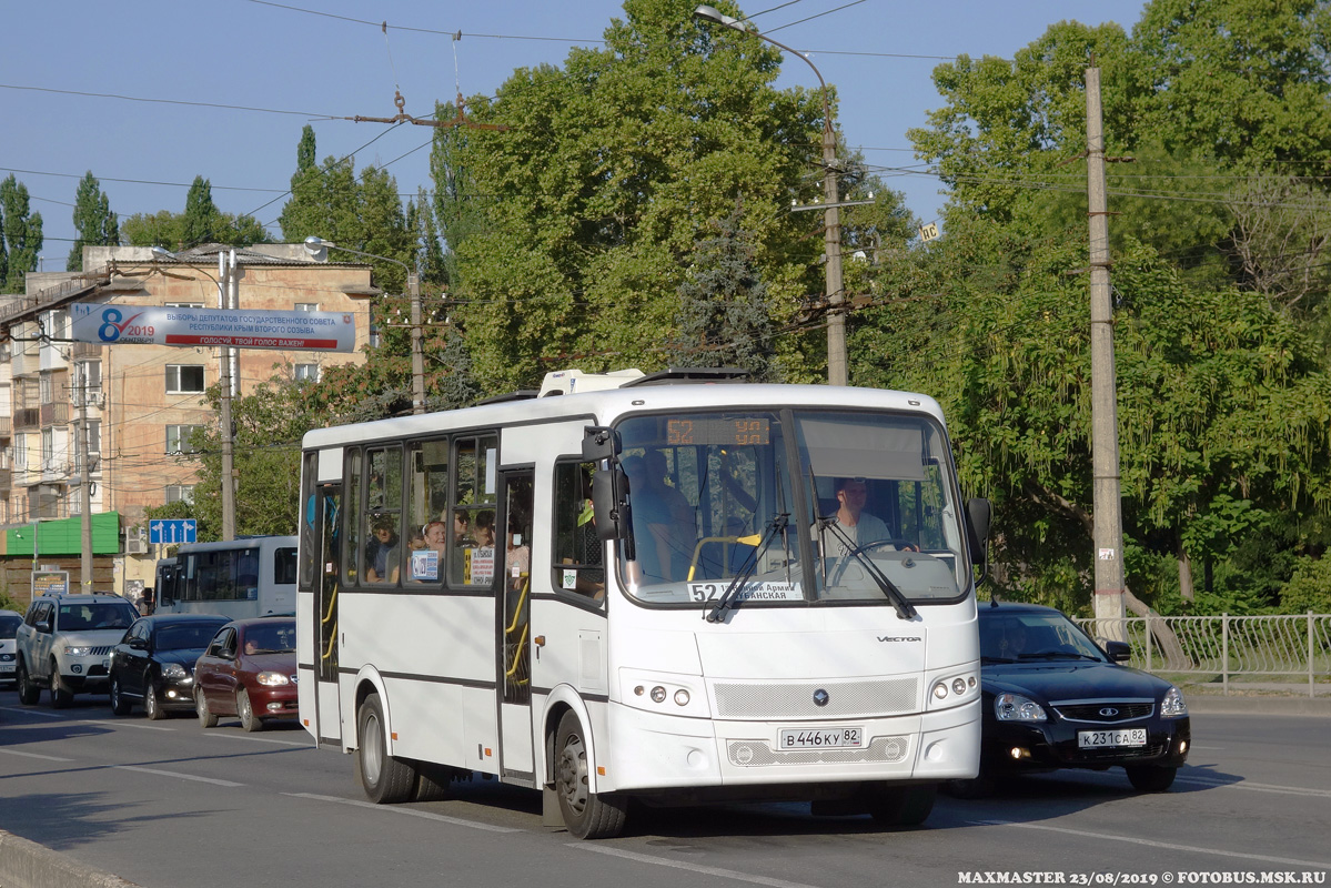 Республика Крым, ПАЗ-320412-04 "Вектор" № В 446 КУ 82