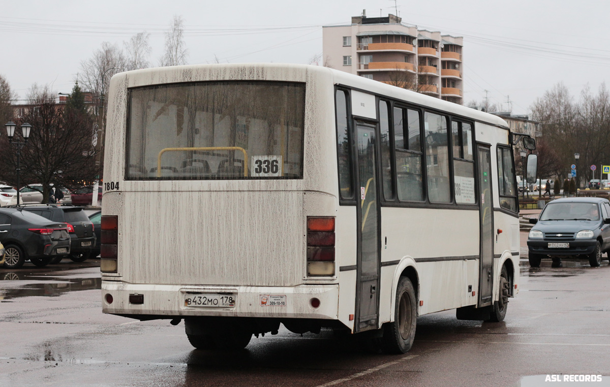 Ленинградская область, ПАЗ-320412-05 № 7804