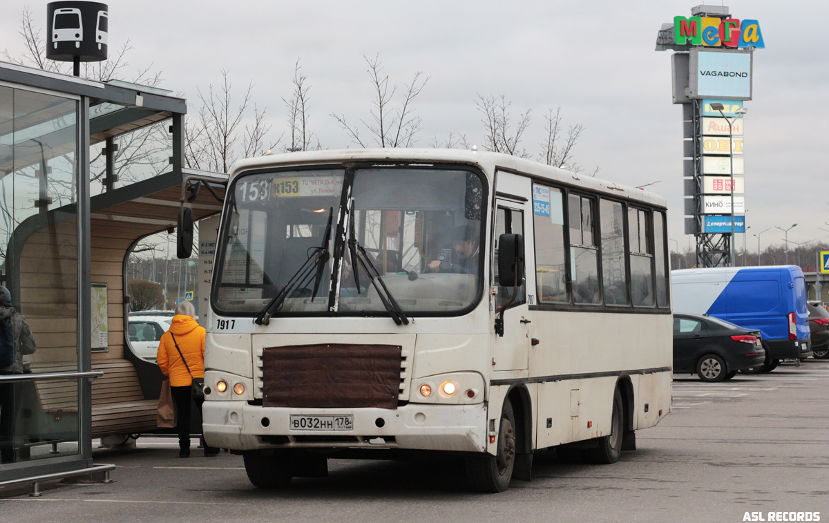 Санкт-Петербург, ПАЗ-320402-05 № 7917