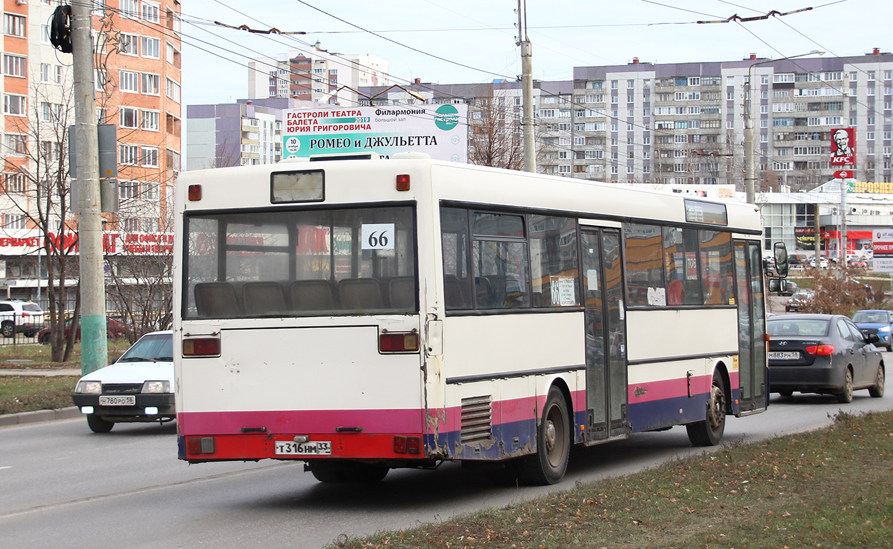 Пензенская область, Mercedes-Benz O405 № Т 316 НМ 33