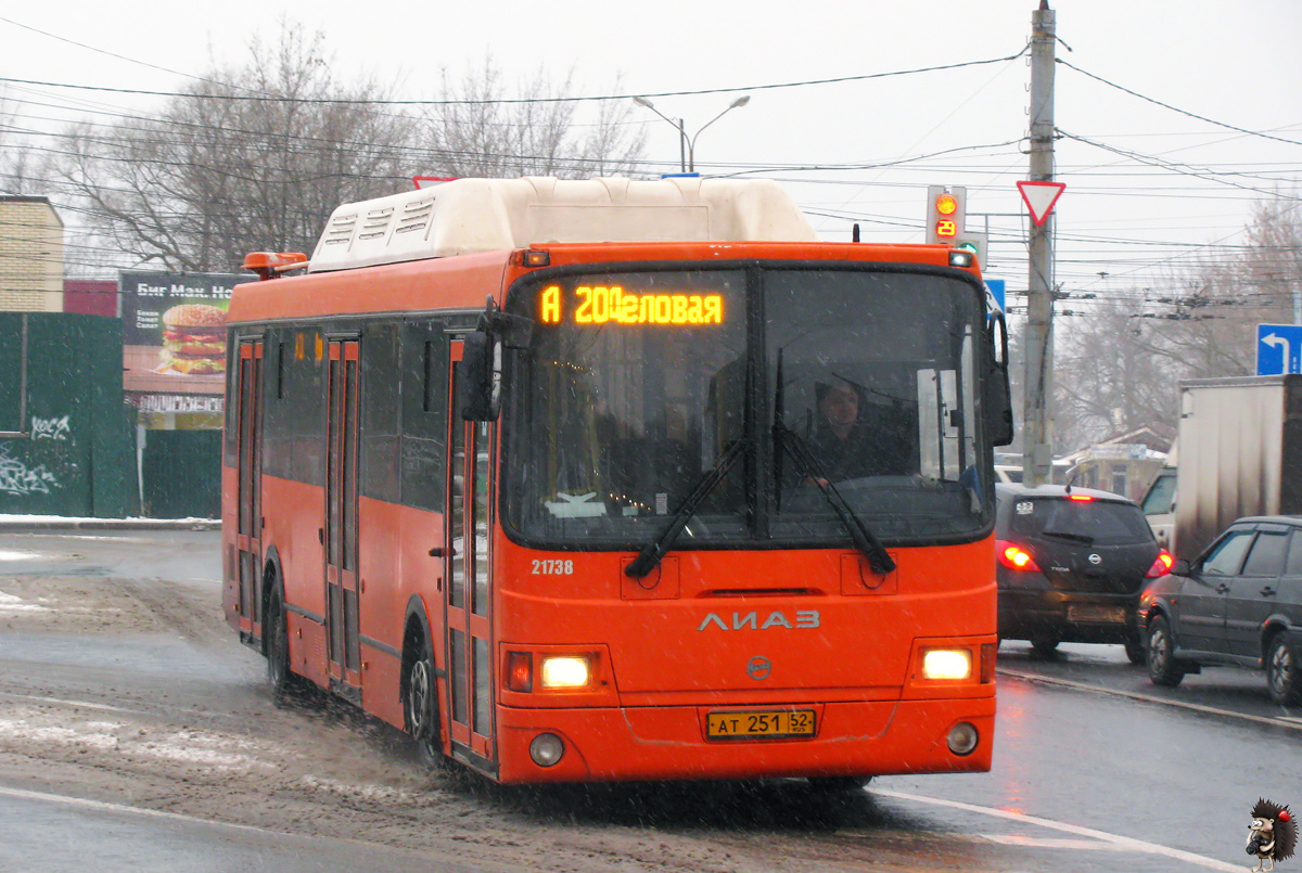 Нижегородская область, ЛиАЗ-5293.70 № 21738