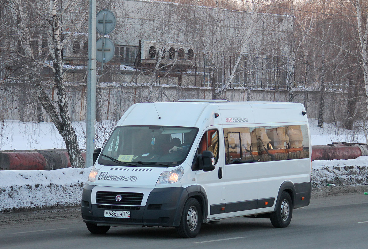 Челябинская область, Нижегородец-FST613 (FIAT Ducato) № У 686 РН 174