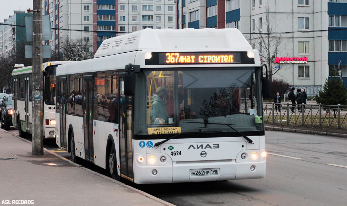 Санкт-Петербург, ЛиАЗ-5292.67 (CNG) № 4624