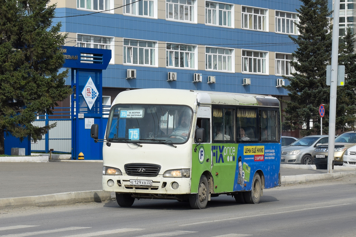 Алтайский край, Hyundai County SWB (РЗГА) № Е 129 ХВ 22