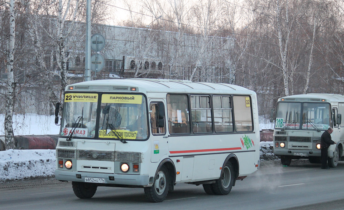 Челябинская область, ПАЗ-32054 № В 852 НО 174