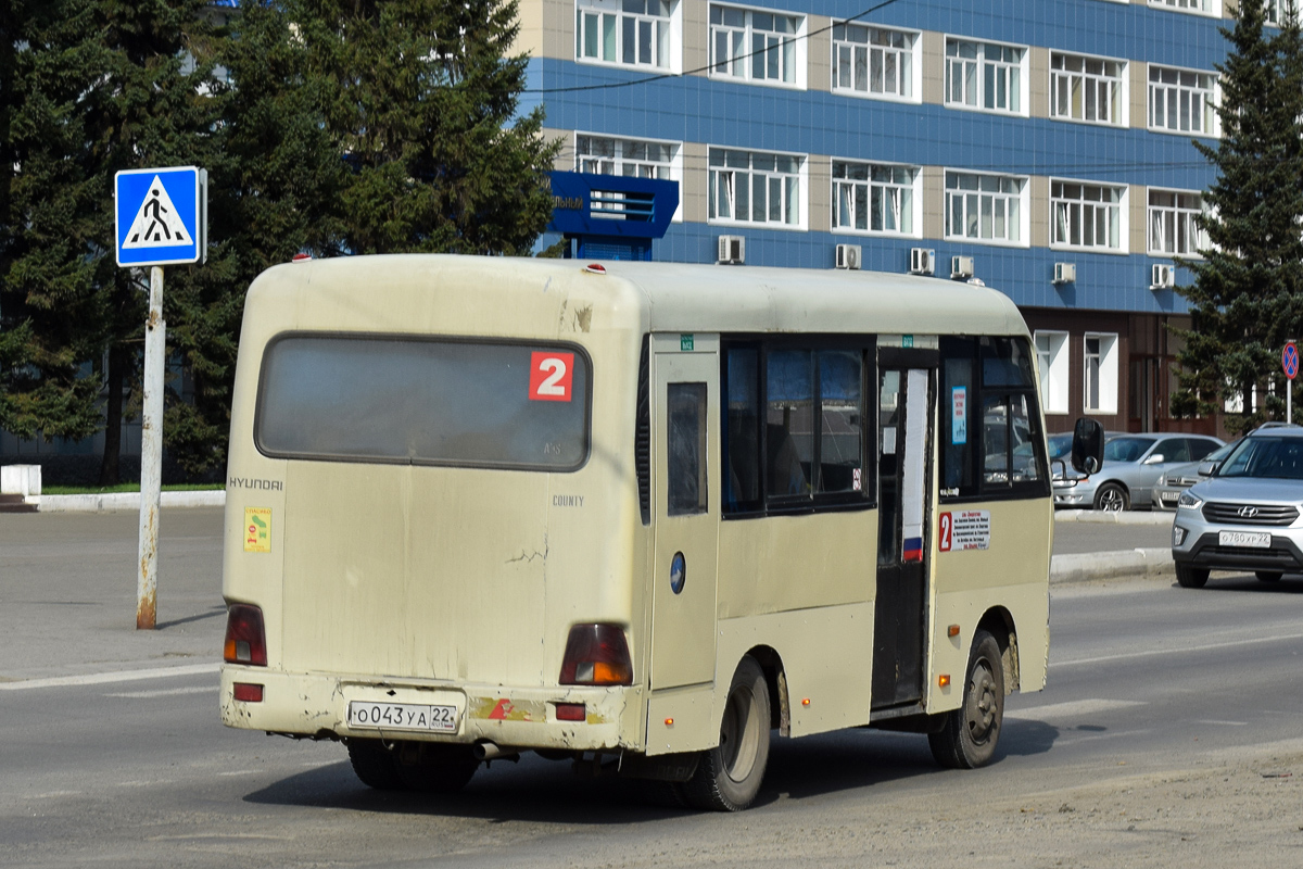 Altayskiy kray, Hyundai County SWB (RZGA) Nr. О 043 УА 22