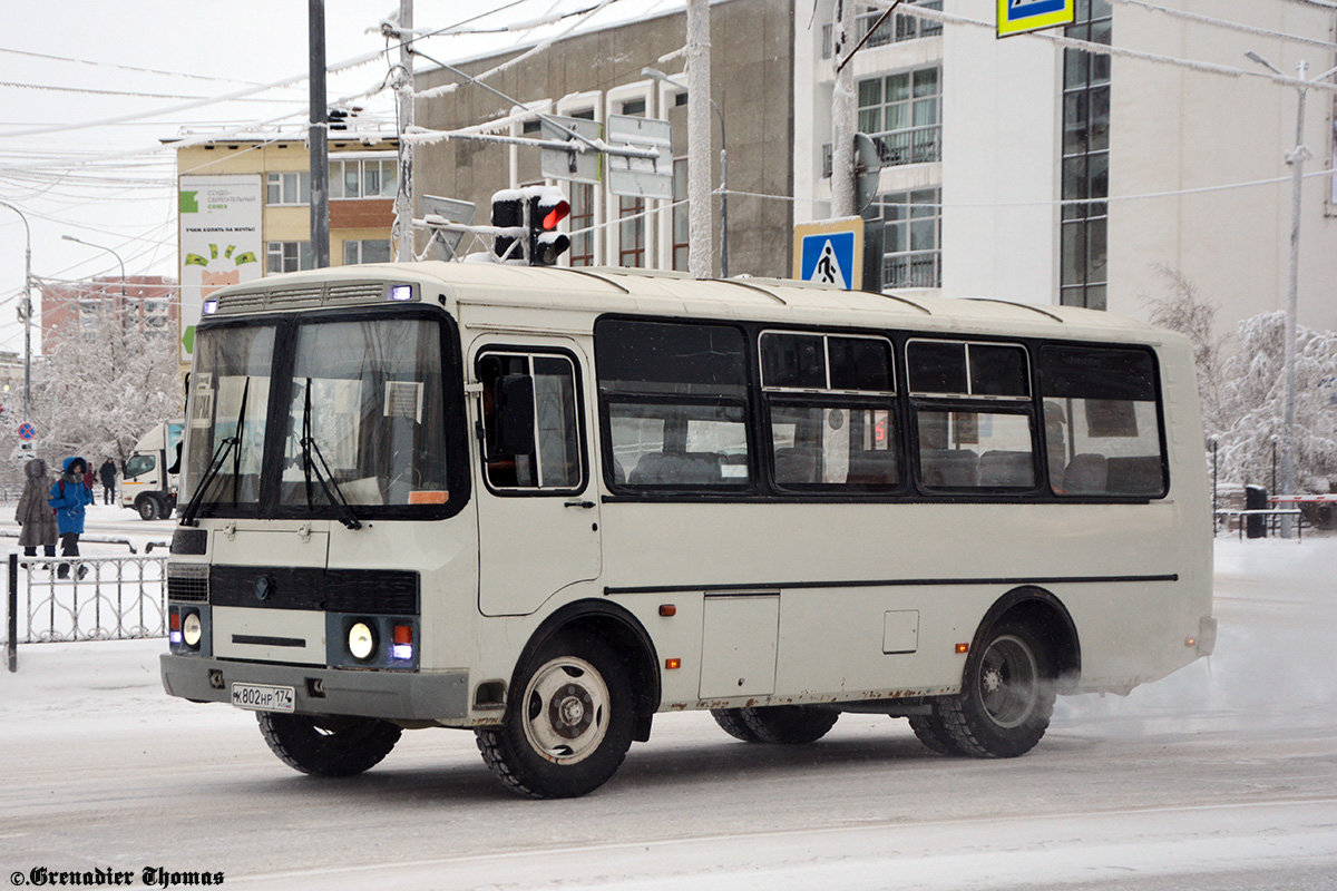 Sacha (Jakutsko), PAZ-32053 č. К 802 НР 174