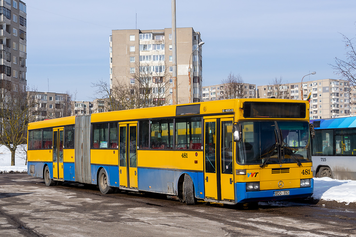 Литва, Mercedes-Benz O405G № 481