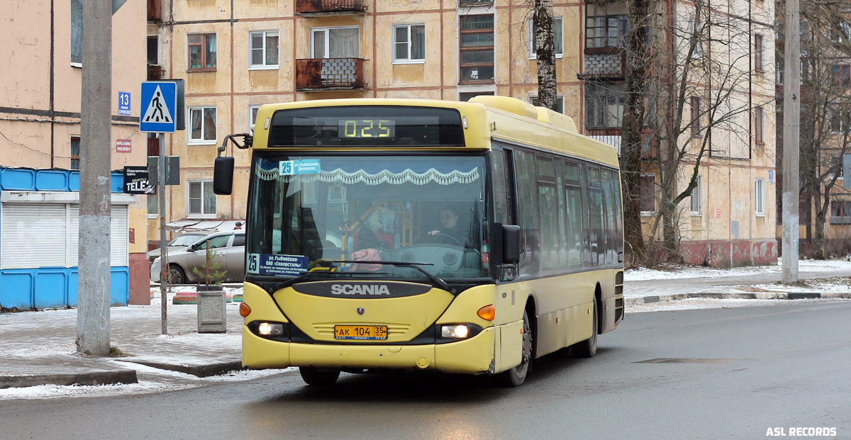 Вологодская область, Scania OmniLink I (Скания-Питер) № АК 104 35