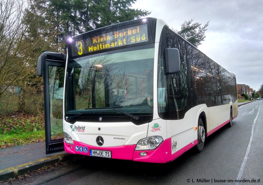 Нижняя Саксония, Mercedes-Benz Citaro C2 hybrid № 71