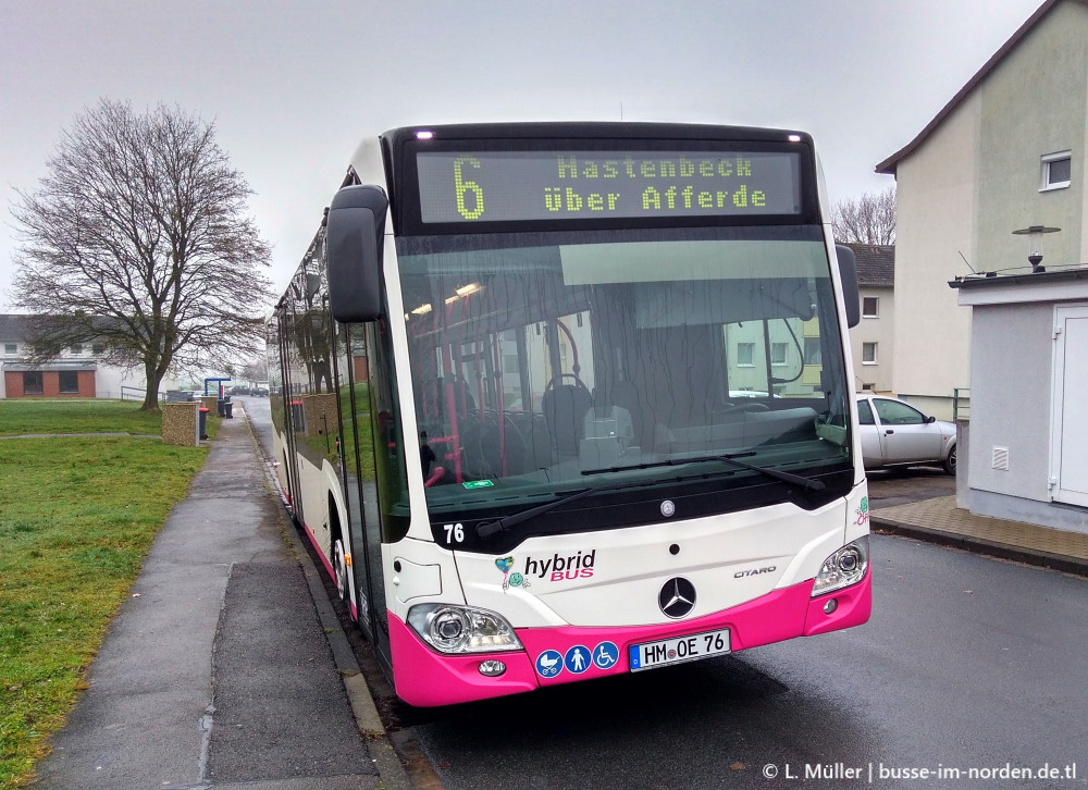 Нижняя Саксония, Mercedes-Benz Citaro C2 hybrid № 76