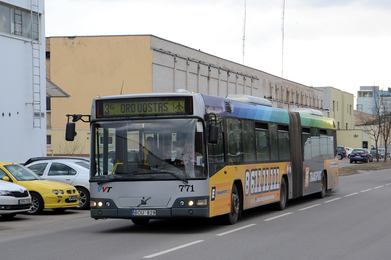 Литва, Volvo 7700A № 771