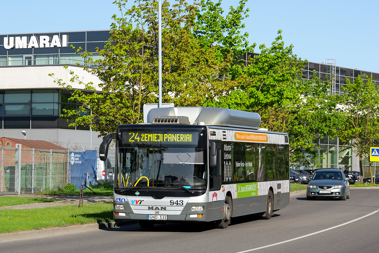 Литва, MAN A21 Lion's City NL273 CNG № 943