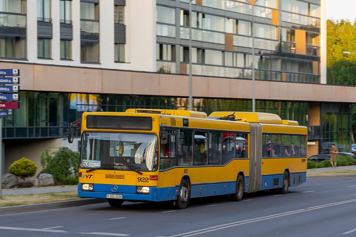 Литва, Mercedes-Benz O405GN2 CNG № 922