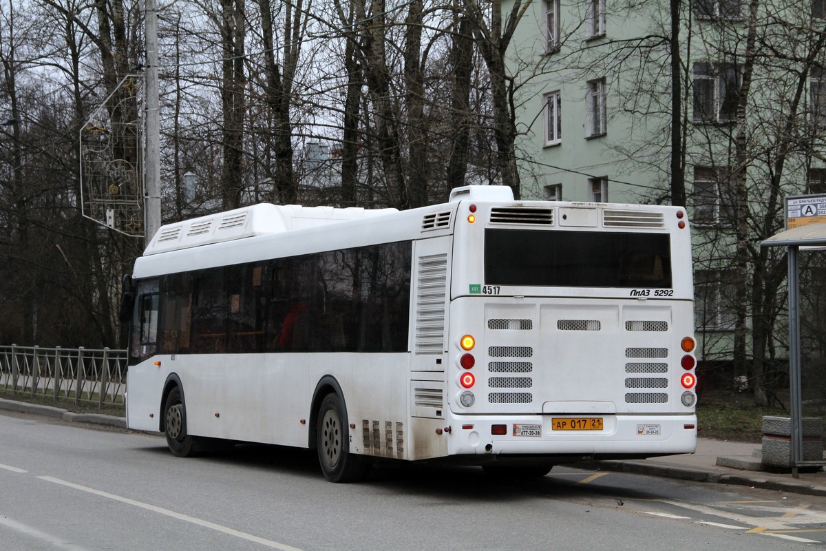 Санкт-Петербург, ЛиАЗ-5292.67 (CNG) № 4517