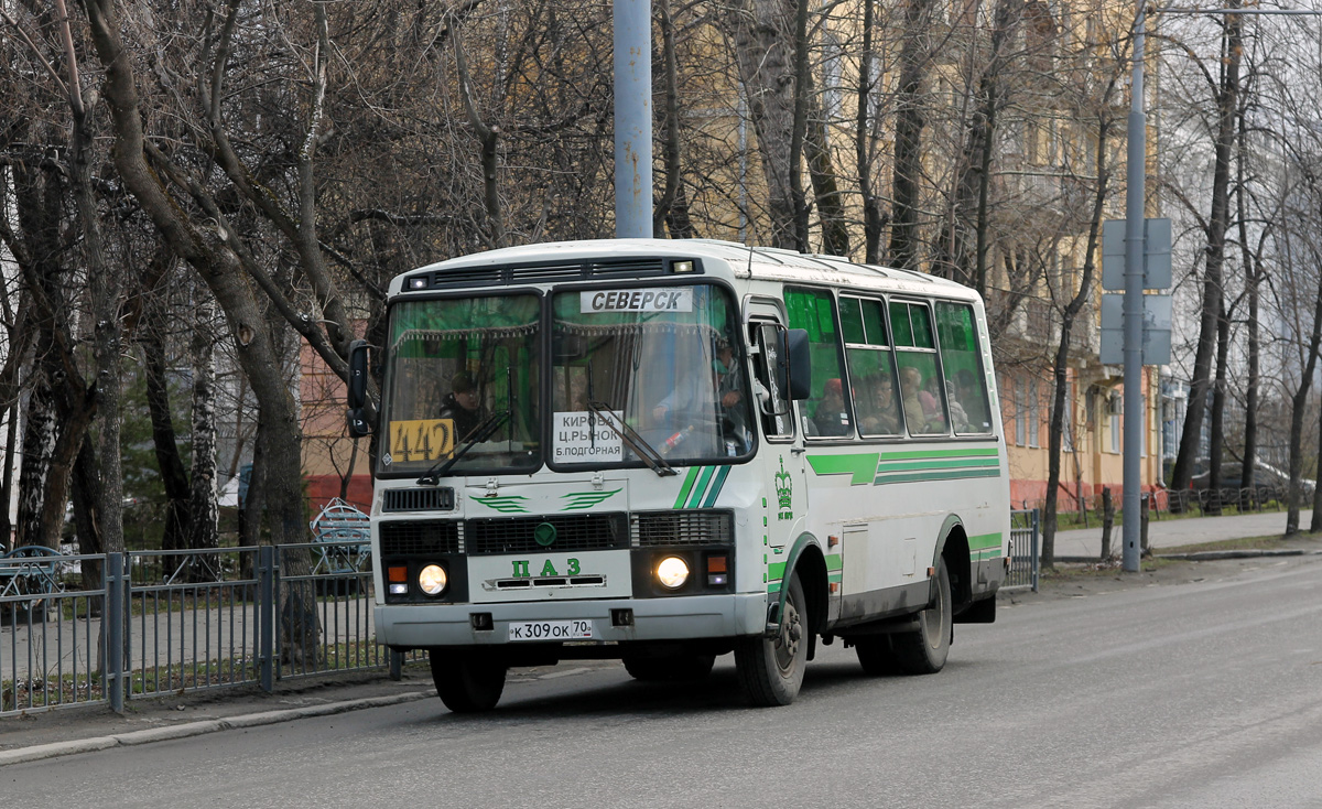 Томская область, ПАЗ-32054 № К 309 ОК 70