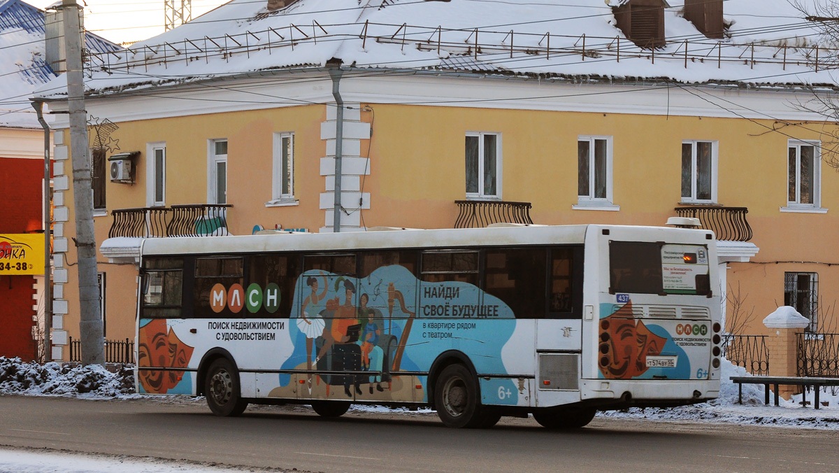 Omsk region, LiAZ-5256.53 č. 437