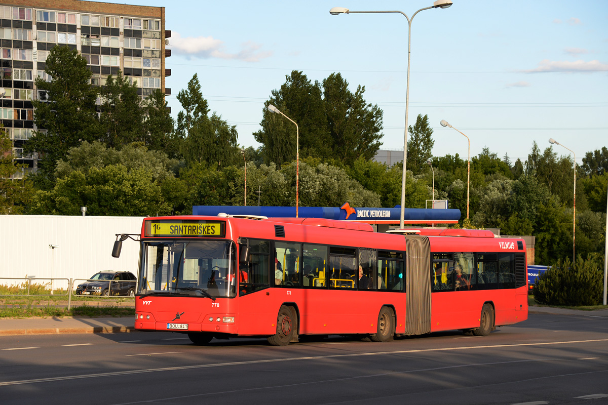 Литва, Volvo 7700A № 778