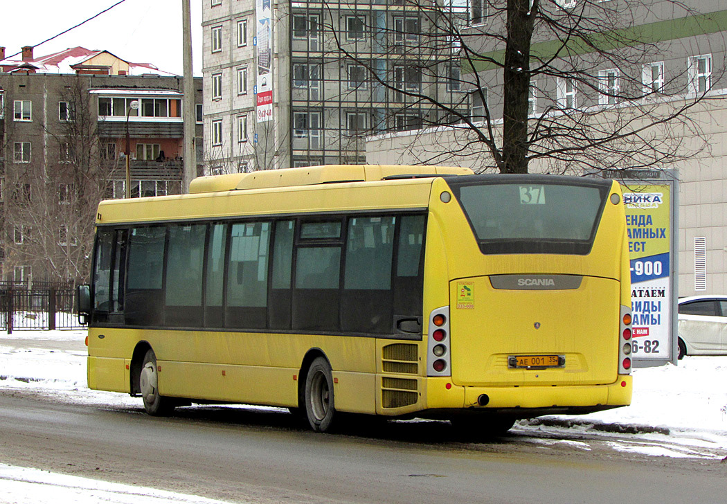 Вологодская область, Scania OmniLink II (Скания-Питер) № АЕ 001 35