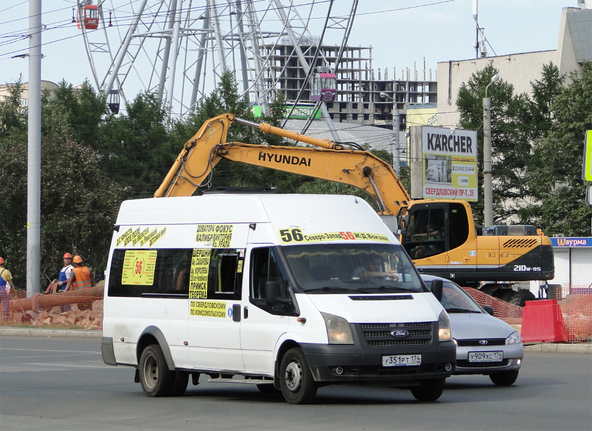 Челябинская область, Нижегородец-222709  (Ford Transit) № У 351 РТ 174