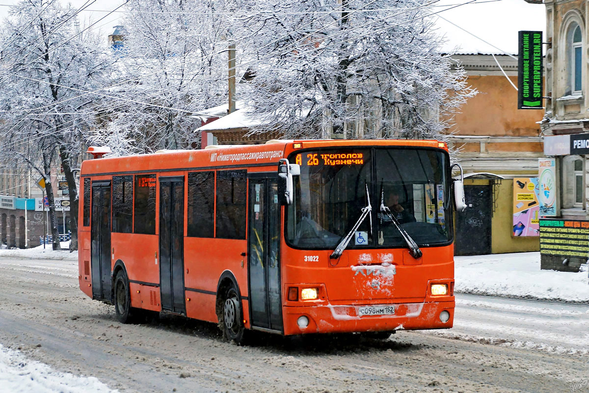 Нижегородская область, ЛиАЗ-5293.60 № 31022