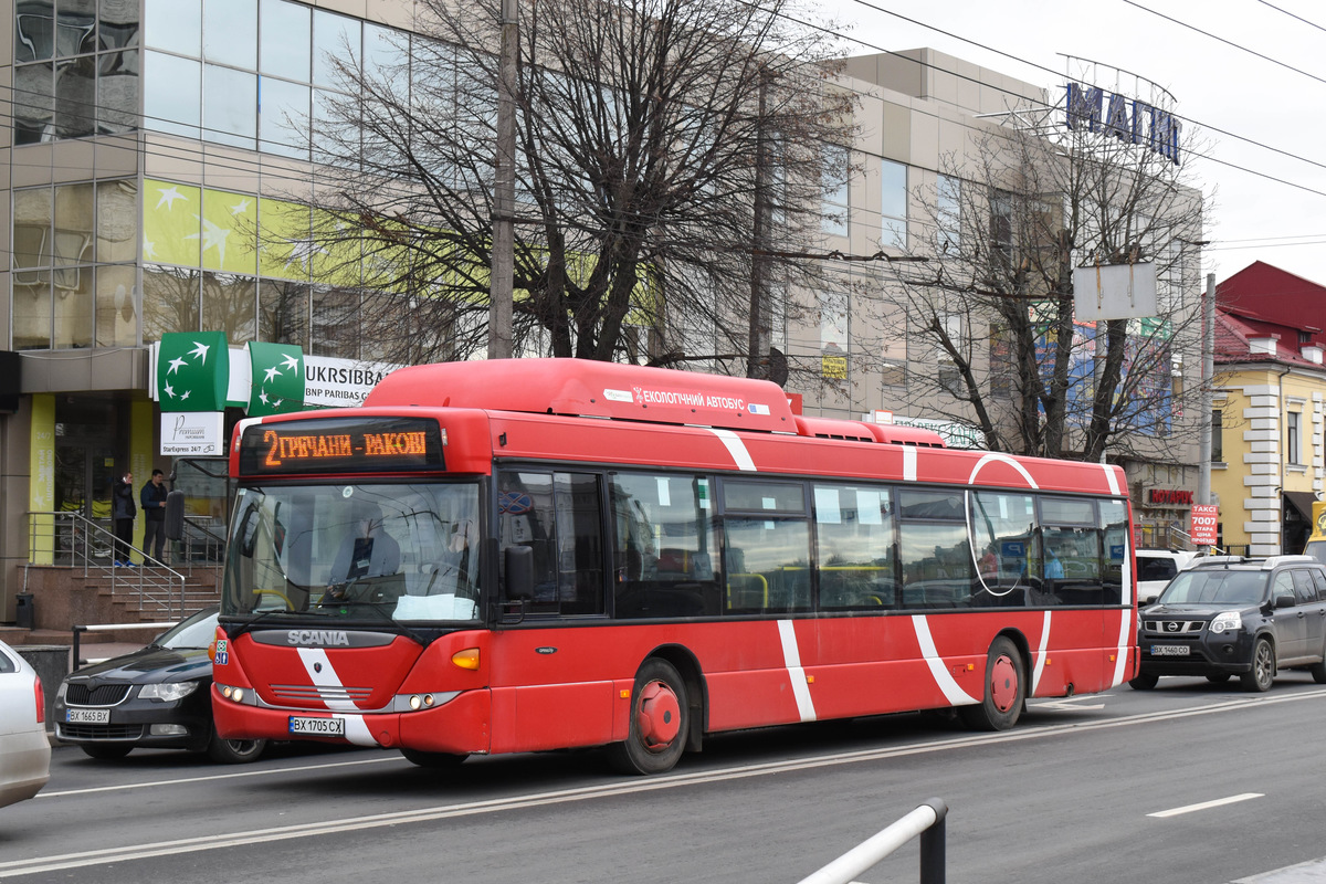 Хмельницкая область, Scania OmniCity II CNG № BX 1705 CX