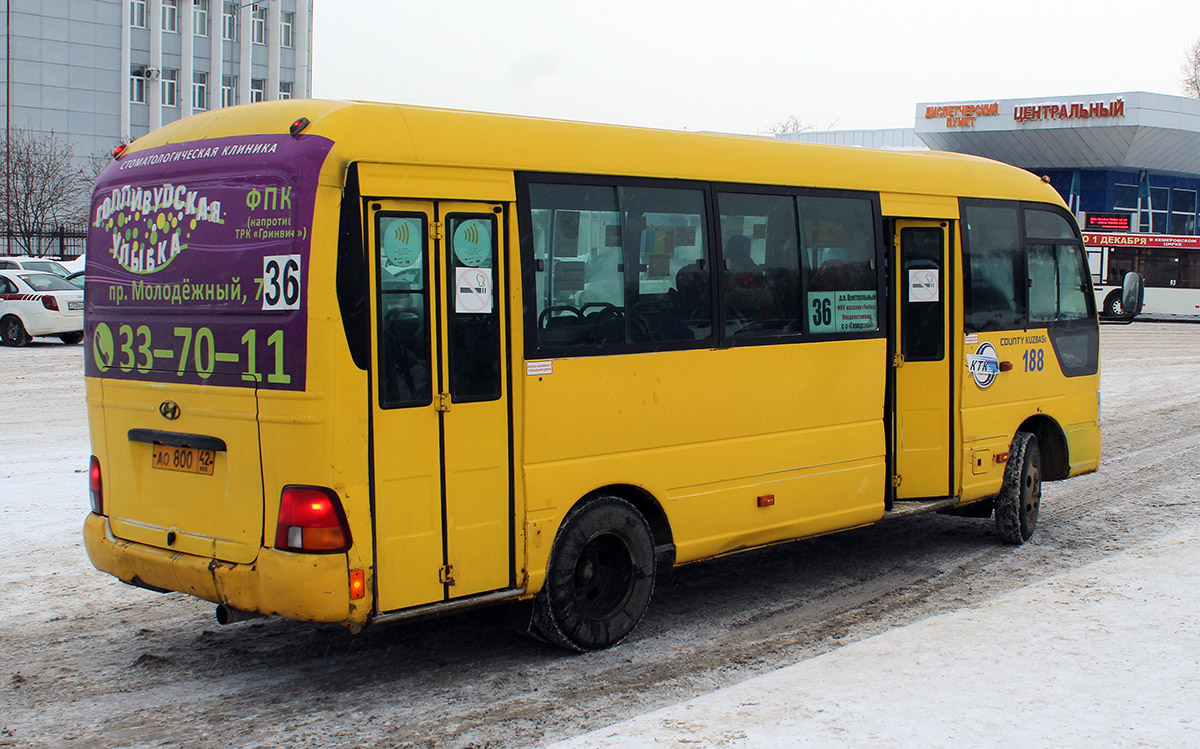 Кемеровская область - Кузбасс, Hyundai County Kuzbass № 188