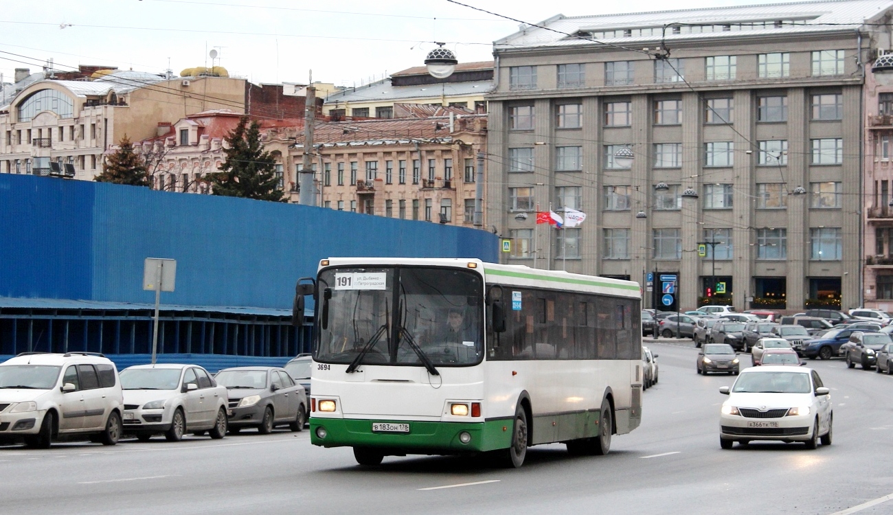 Санкт-Петербург, ЛиАЗ-5293.60 № 3694