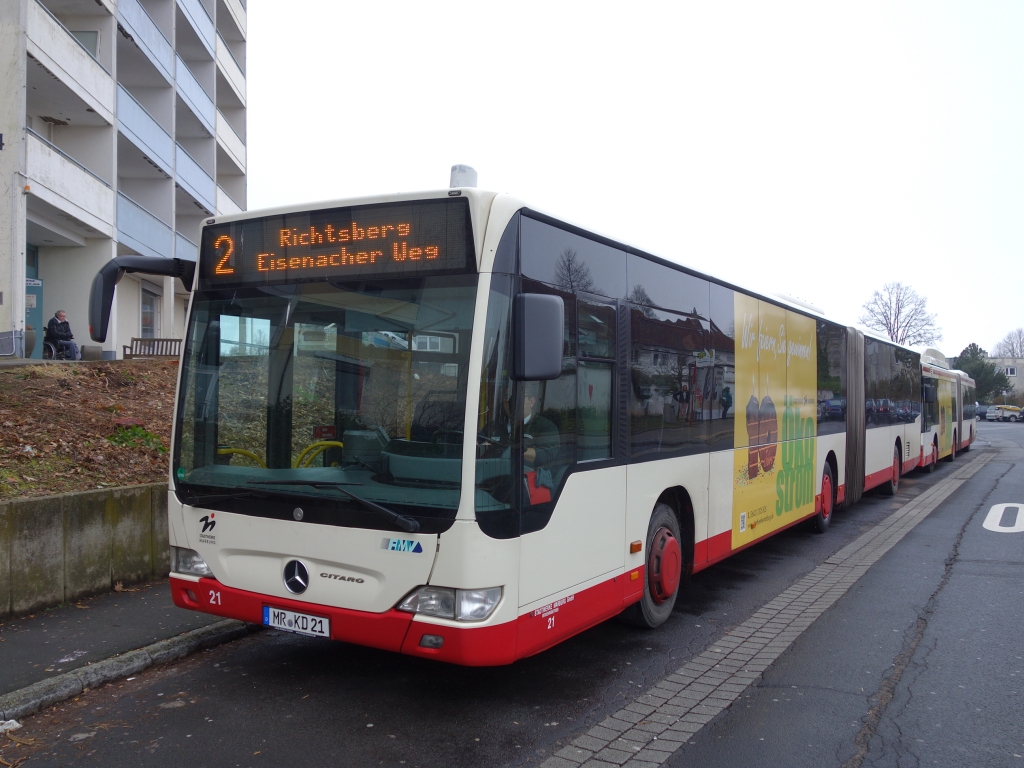 Гессен, Mercedes-Benz O530G Citaro facelift G № 21