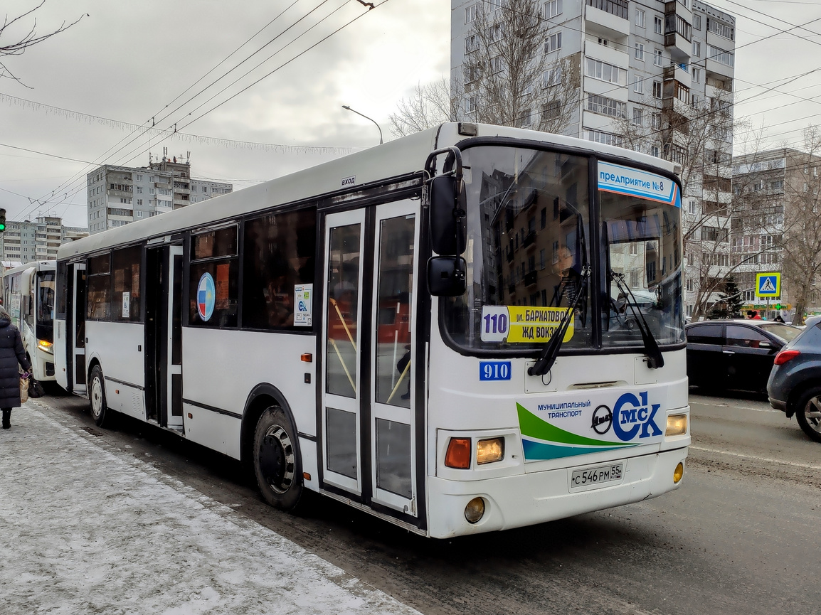 Omsk region, LiAZ-5256.53 # 910