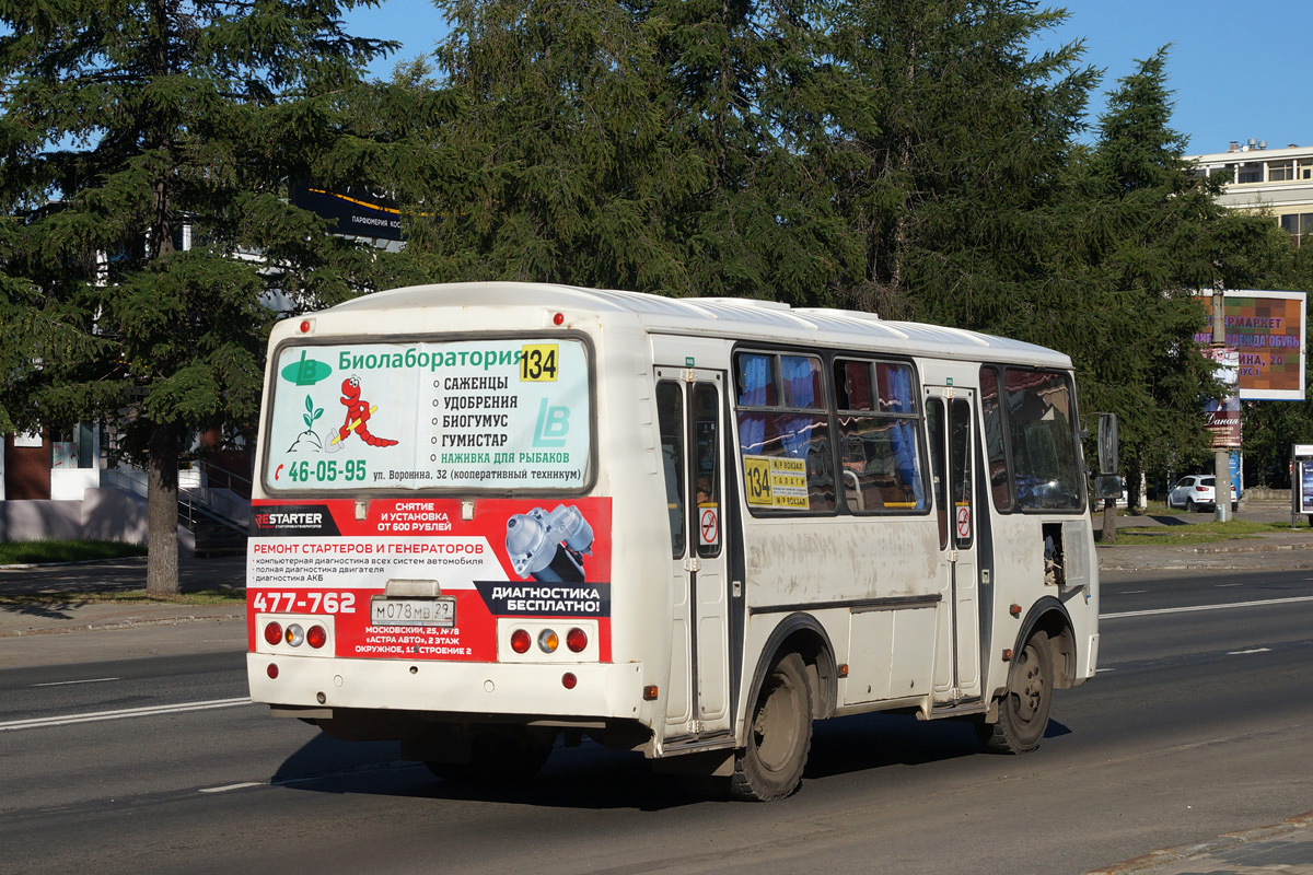 Архангельская область, ПАЗ-32054 № М 078 МВ 29