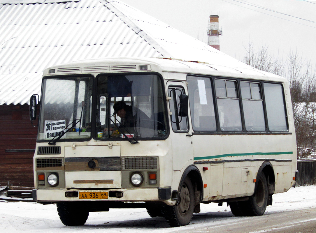 Тверская область, ПАЗ-32053 № АА 936 69