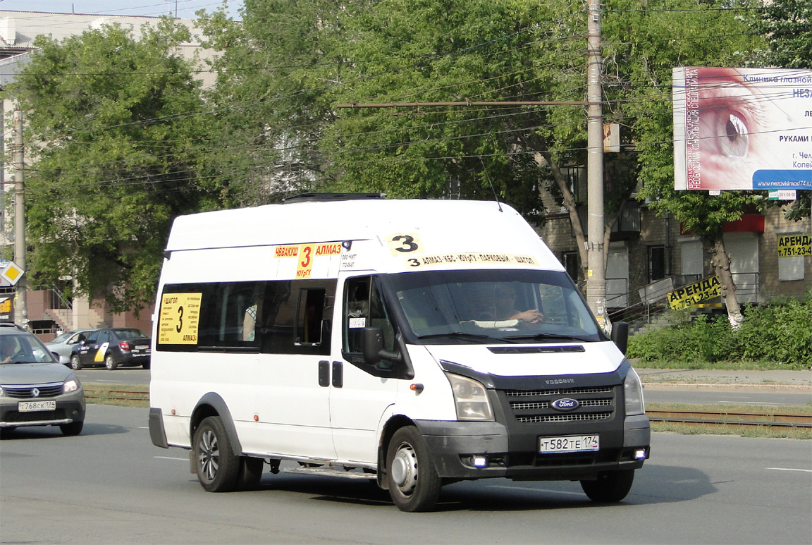 Челябинская область, Нижегородец-222709  (Ford Transit) № Т 582 ТЕ 174