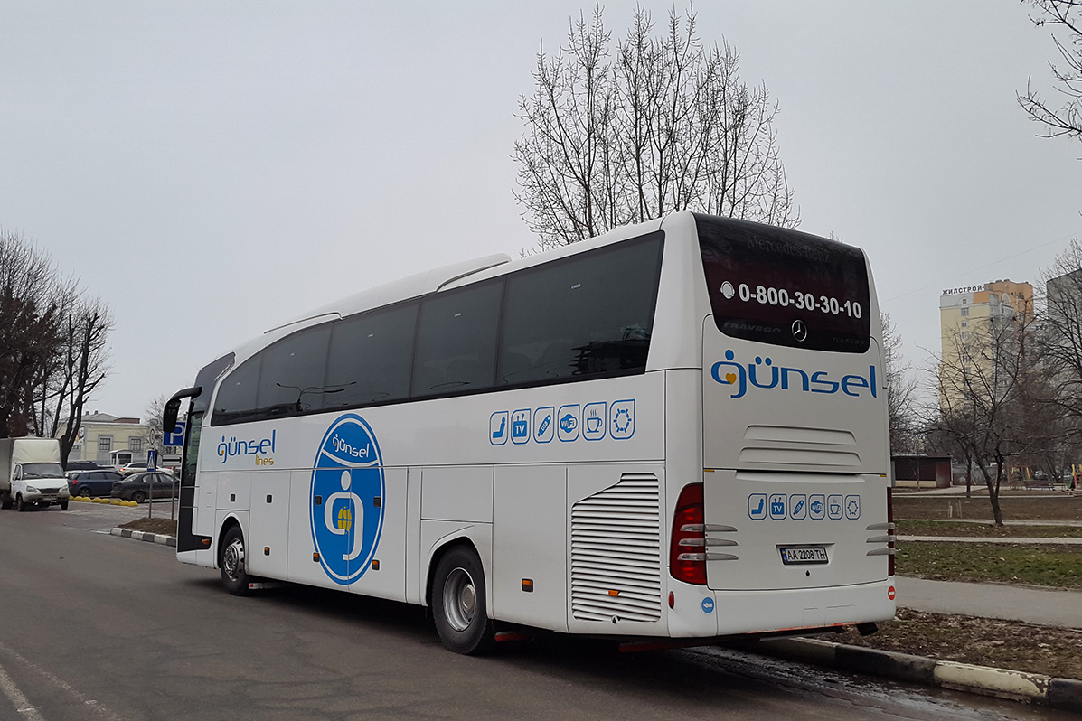 Киев, Mercedes-Benz Travego II SHD 15SHD facelift № AA 2208 TH