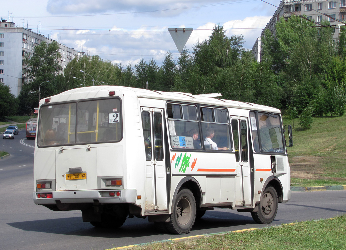 Нижегородская область, ПАЗ-32054 № АТ 708 52