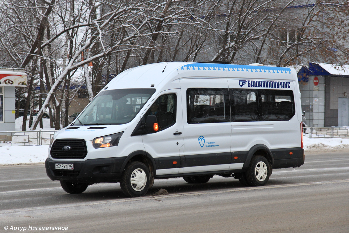 Башкортостан, Ford Transit FBD [RUS] (X2F.ESG.) № Х 348 ХТ 102